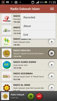 Radio Dakwah Islam android App screenshot 1